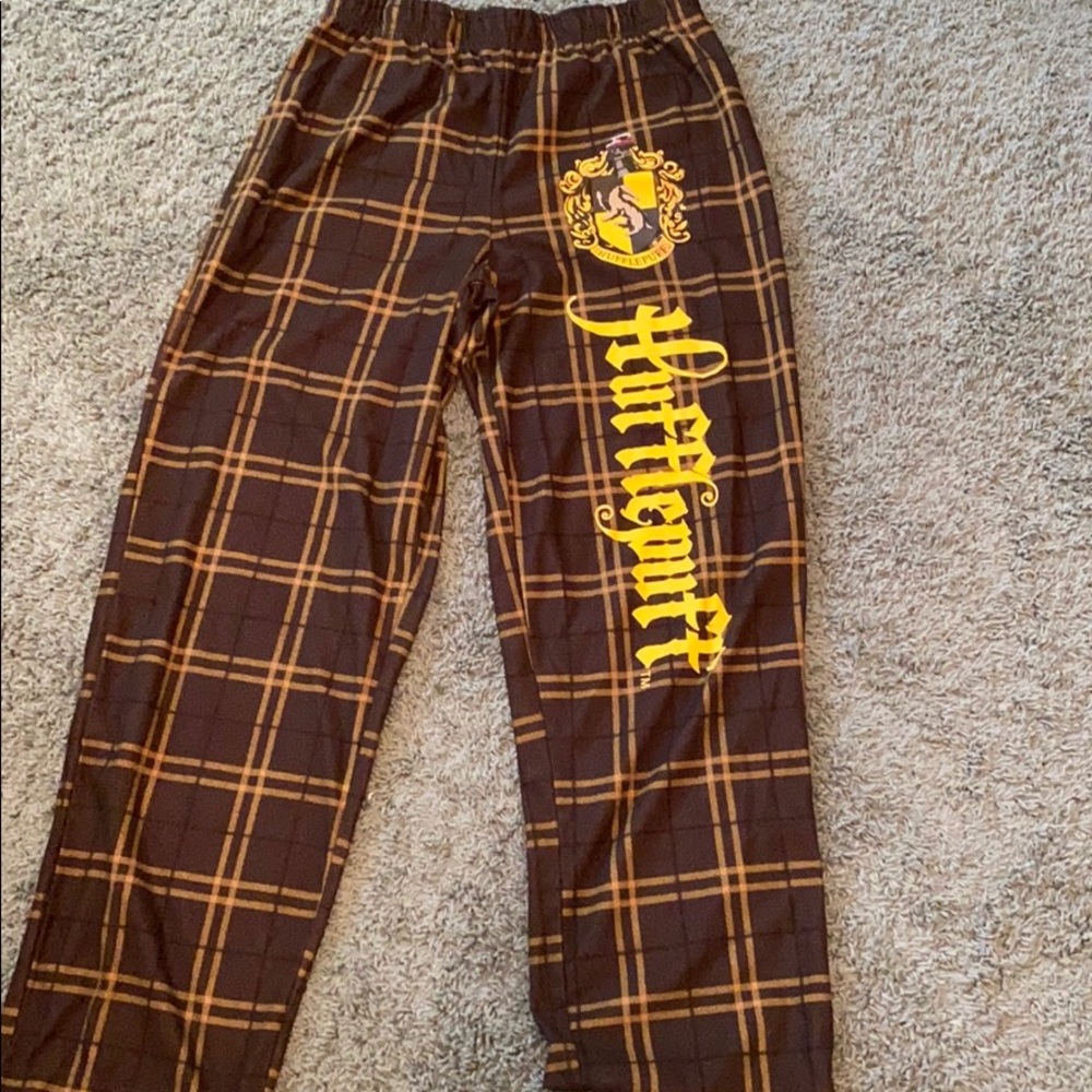 Harry Potter Hufflepuff PJ Bottoms Size 14